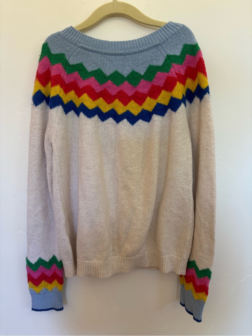 Mini Boden Zig Zag Cardigan Sweater 9-10 year old - Picture 4 of 4